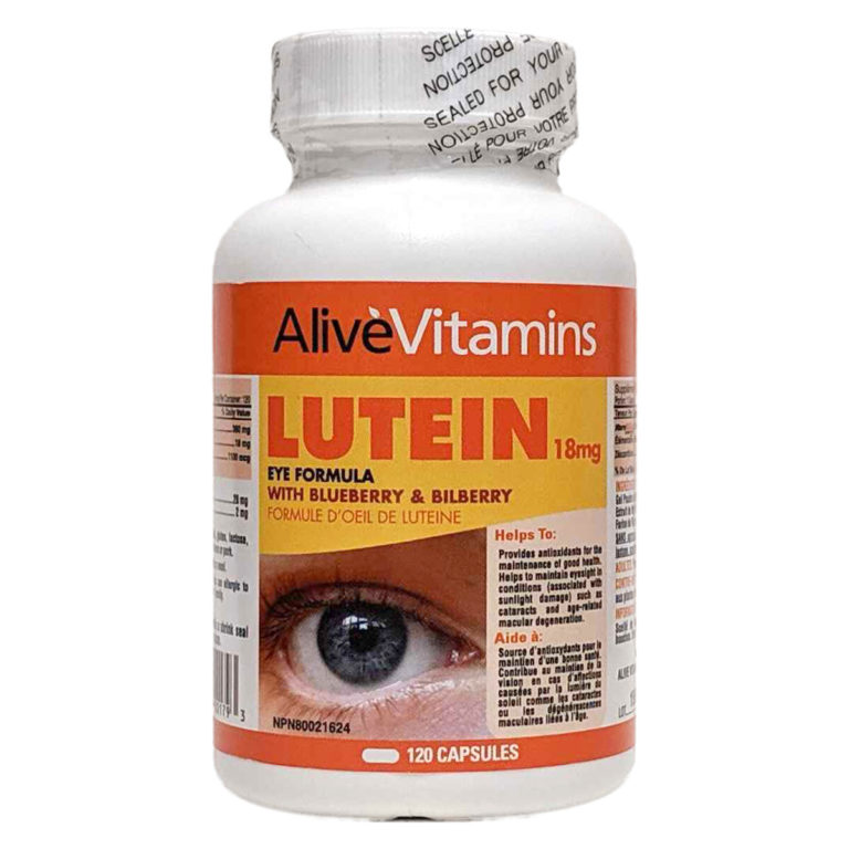 Alive Vitamins FloraGLOÂ®Lutein 18 mg Superior Eye Formula Alive