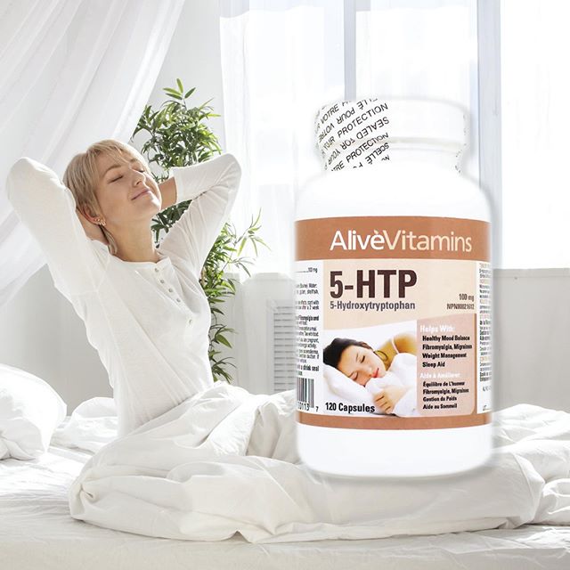 Alive Vitamins 5 HTP (Hydroxytryptophan) – Stress, Anxiety & Sleep