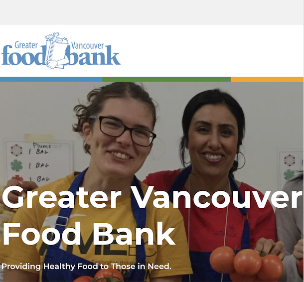 Your Support Helps Give Back to Vancouver Food Banks